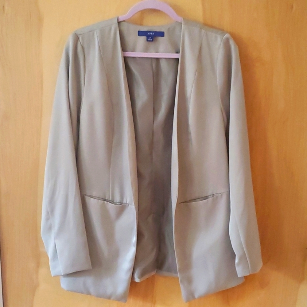 Mint green silky Apt 9 blazer